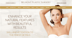 Desktop Screenshot of belmontplasticsurgery.com
